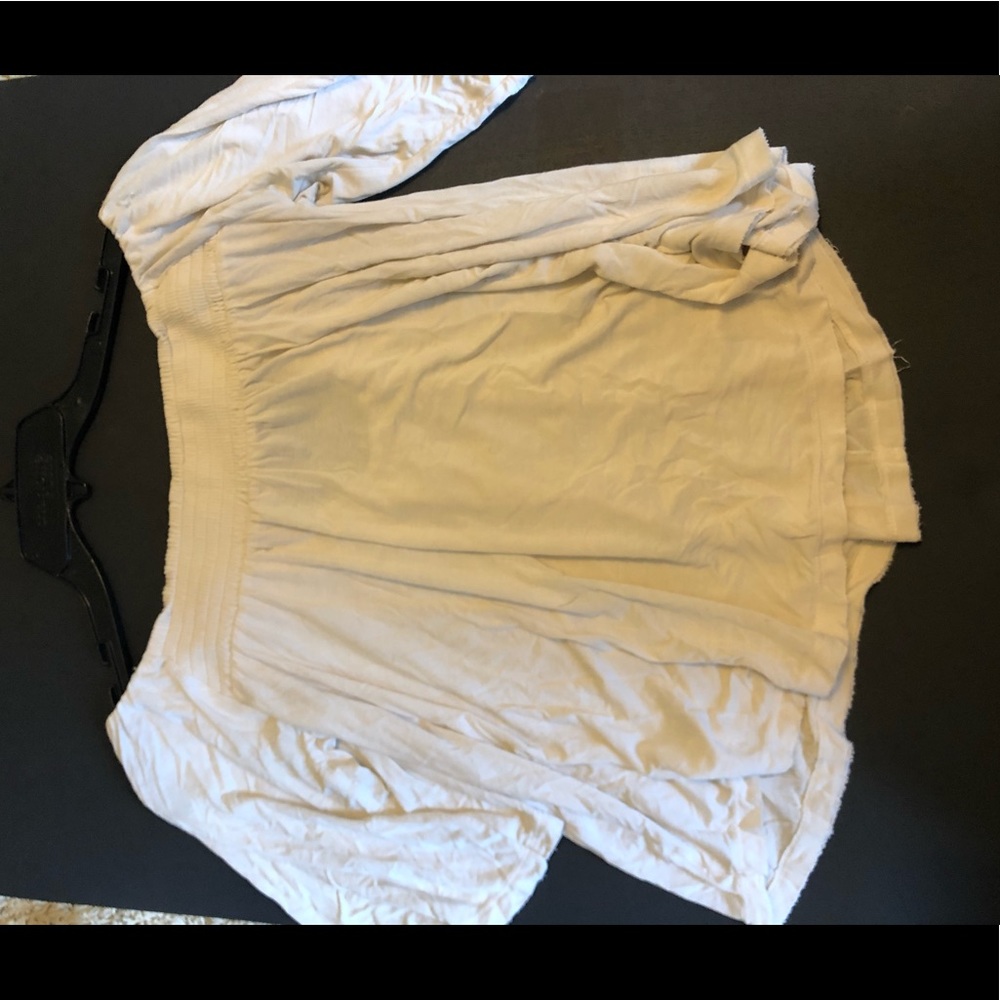 Off the shoulder shirt